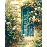 Painting by Numbers Climbing Plant Pink Red
