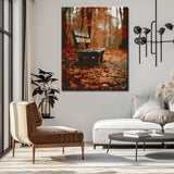 Painting by Numbers Lonely Bench