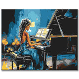 Painting by Numbers Piano Player