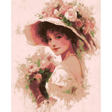 Painting by Numbers Woman with Hat