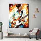 Paint by Numbers Guitarist