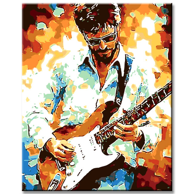 Paint by Numbers Guitarist