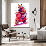 Paint by Numbers Roller Bear