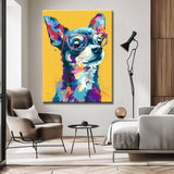 Painting by Numbers Chihuahua Abstract