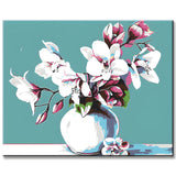 Painting by Numbers Orchids in Vase