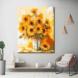 Painting by Numbers Pictures Sunflowers