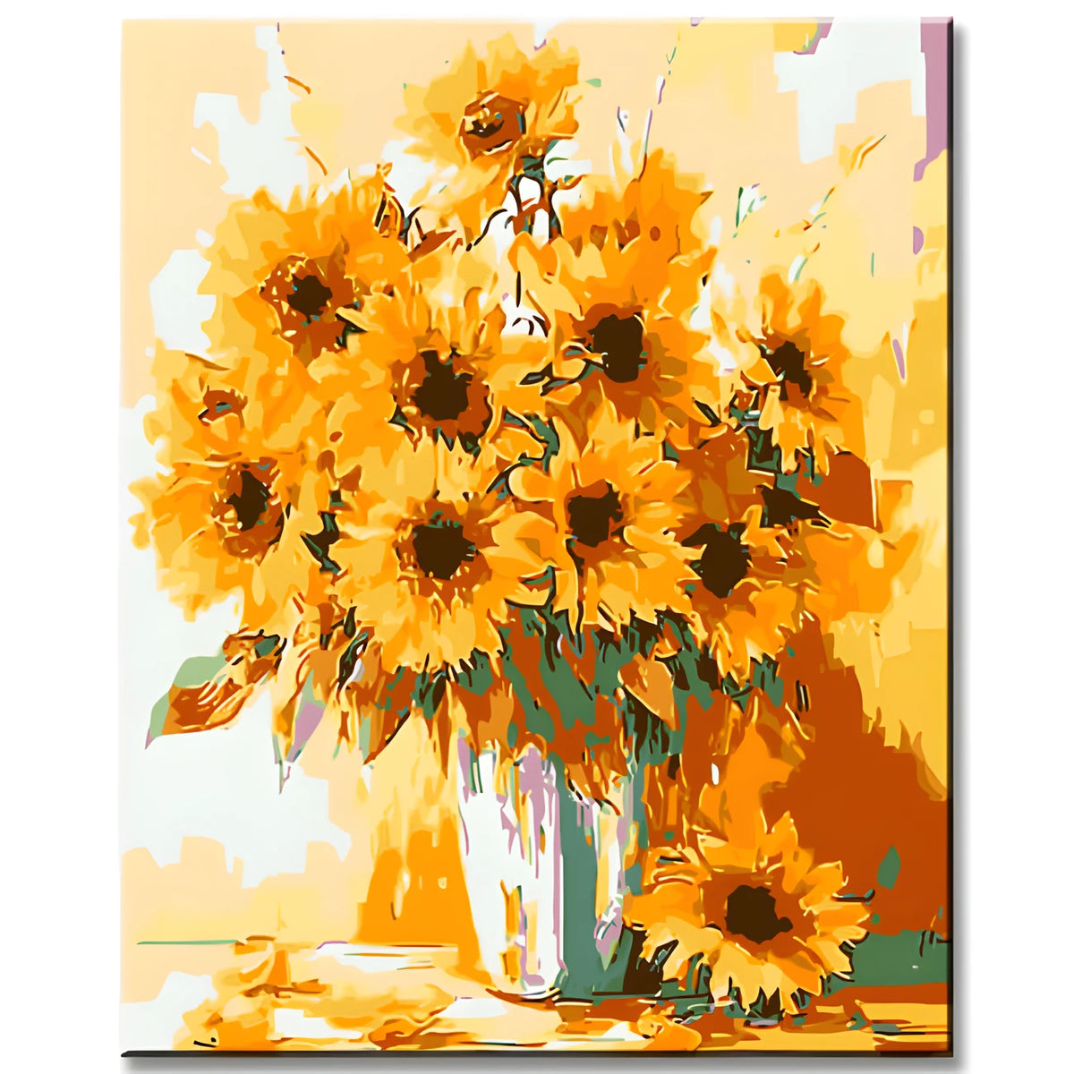 Paint by Numbers Art Sunflower Bouquet