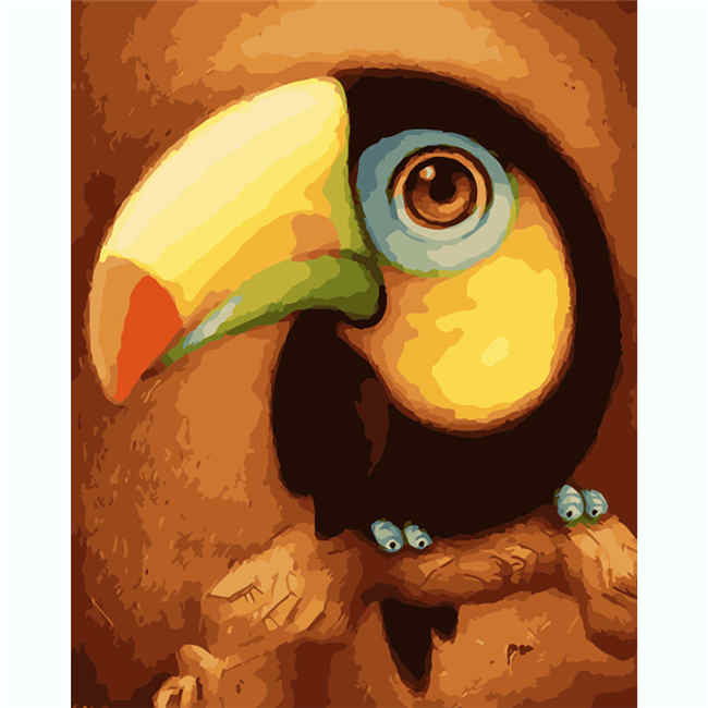 Paint by Numbers Cockatoo