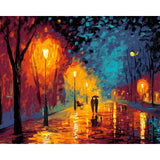 Painting by Numbers Pictures Avenue in The Rain