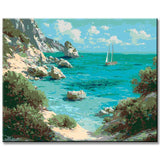 Painting by Numbers Sailboat