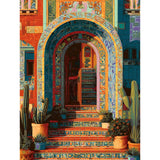 Paint by Numbers Gate with Ornaments