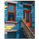Painting by Numbers Pictures Door with Columns