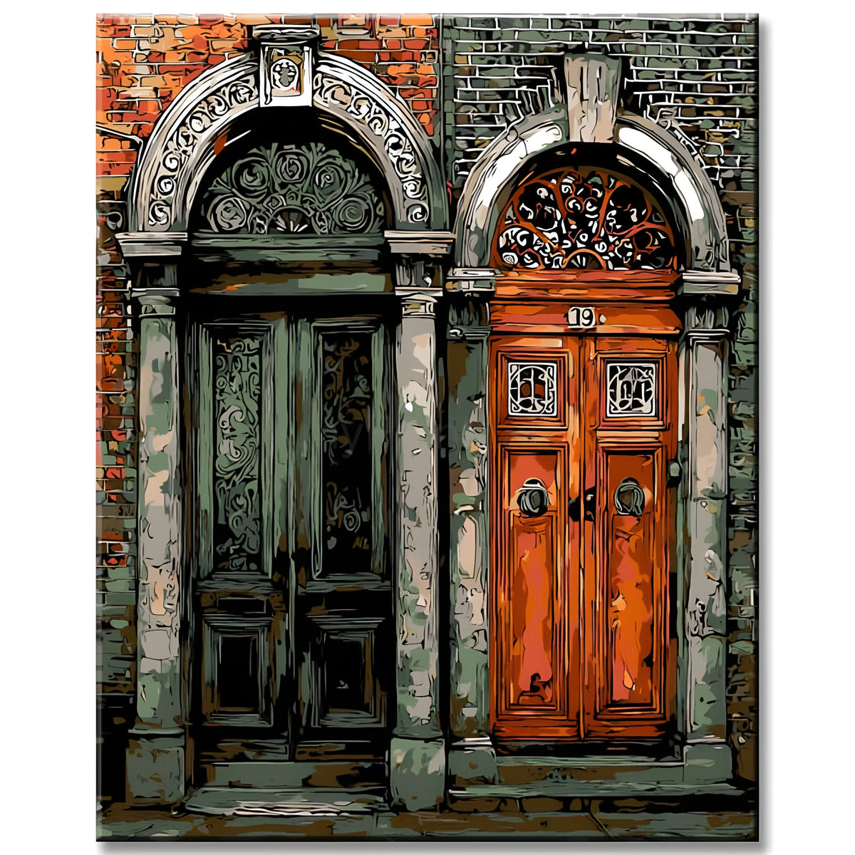 Painting by Numbers Pictures Double Gate