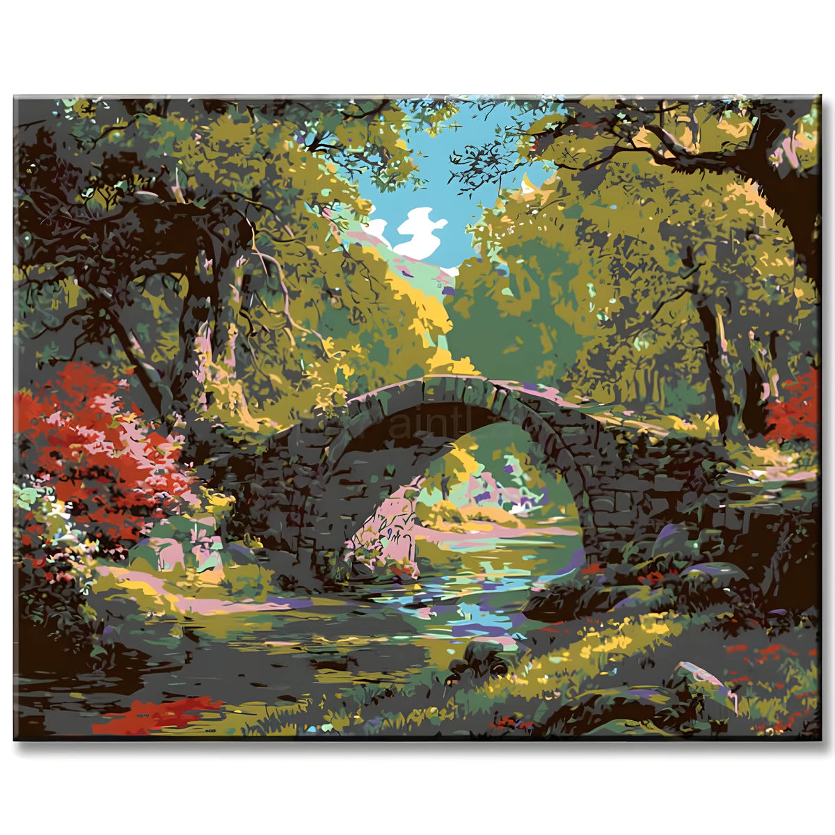Painting by Numbers Stone Bridge