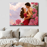 Painting by Numbers Lovers Roses