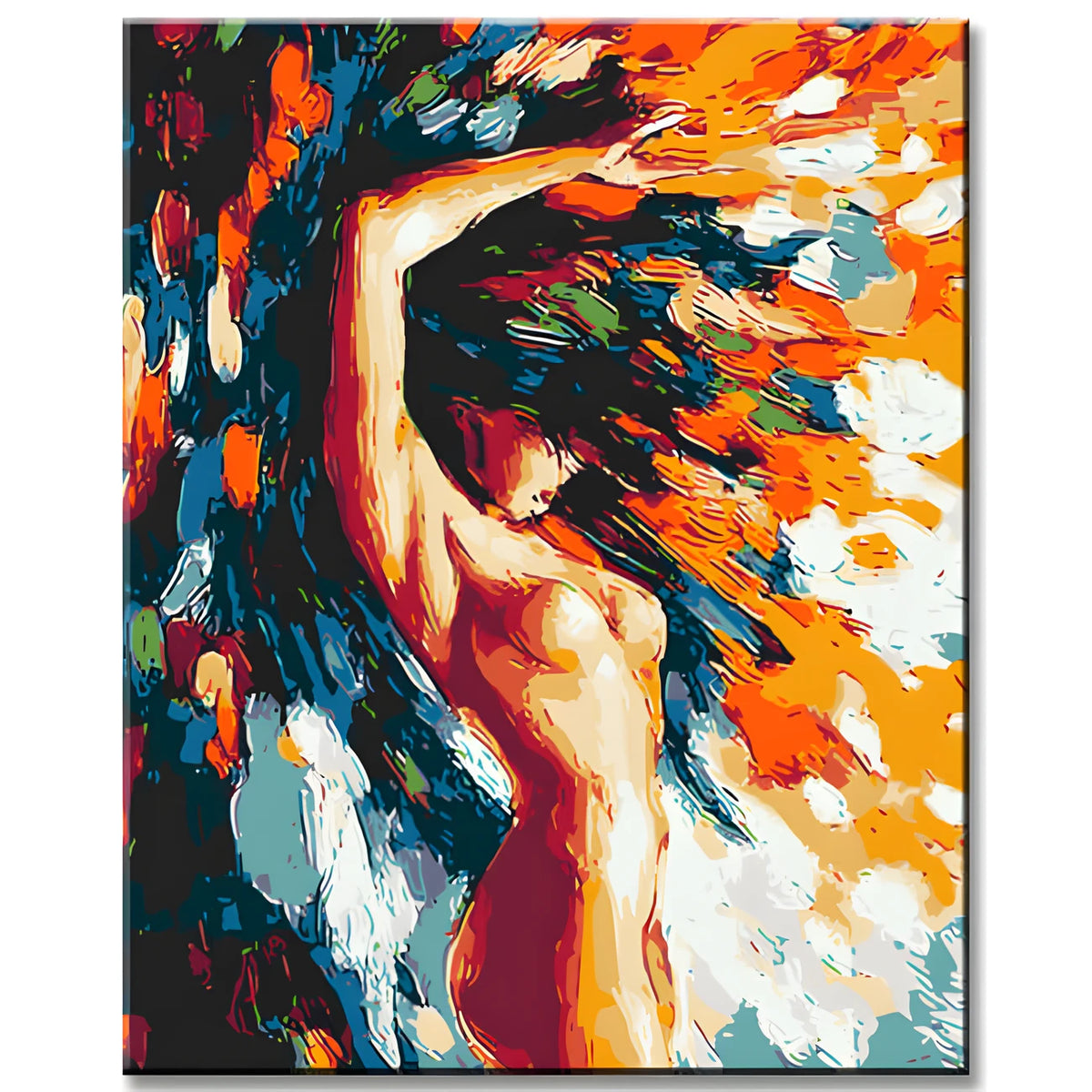 Painting by Numbers Nude Woman Abstract