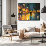 Painting by Numbers Rainy Day in The City