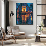 Painting by Numbers Pictures Cobblestones in The Rain