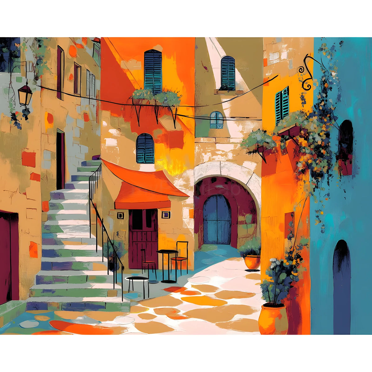 Painting by Numbers Old Town Café