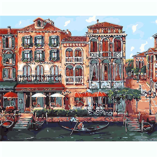 Painting by Numbers Old Town Shop