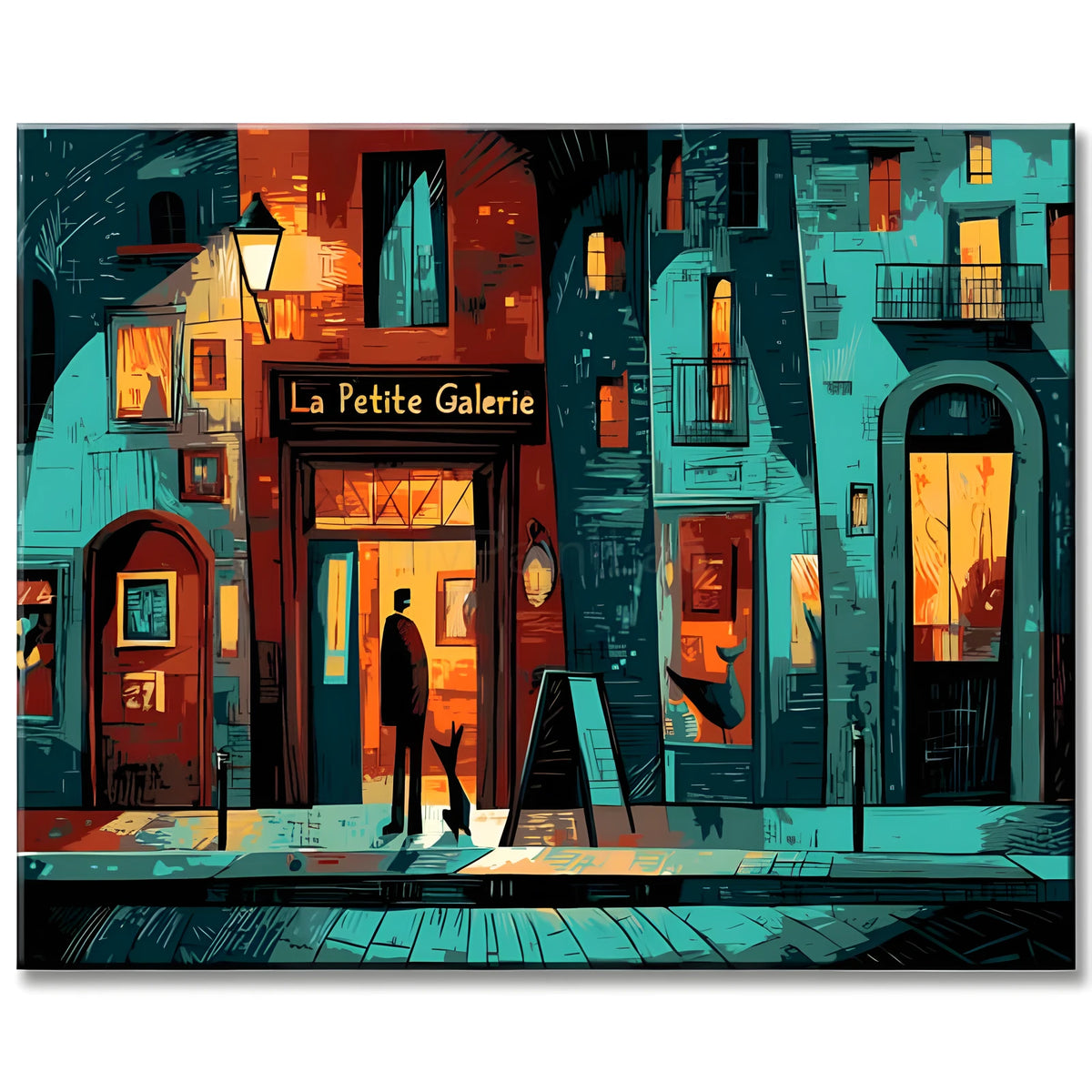 Paint by Numbers Old Town Shop