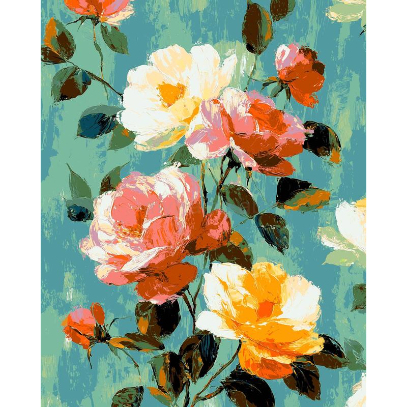 Paint by Numbers Rose Vine