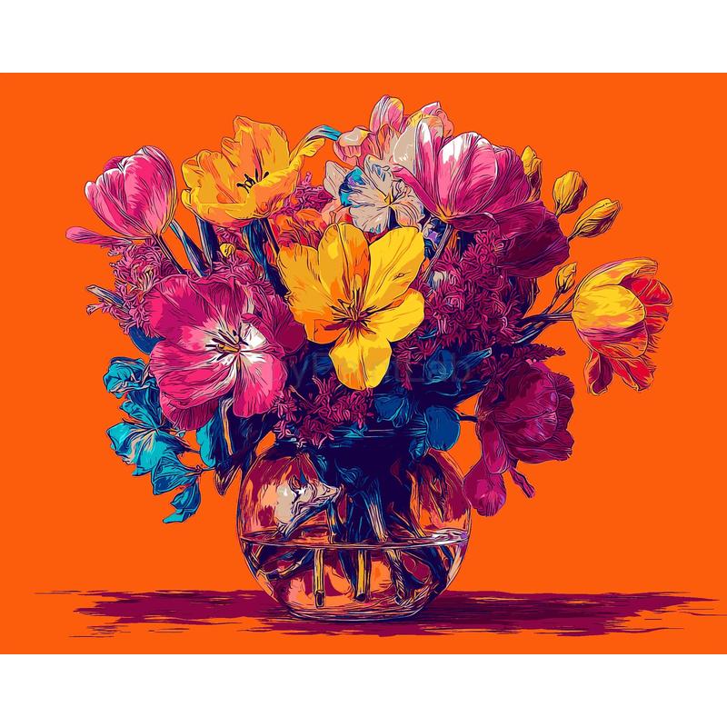 Paint by Numbers Freesias