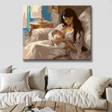 Painting by Numbers Pictures Breastfeeding Mother