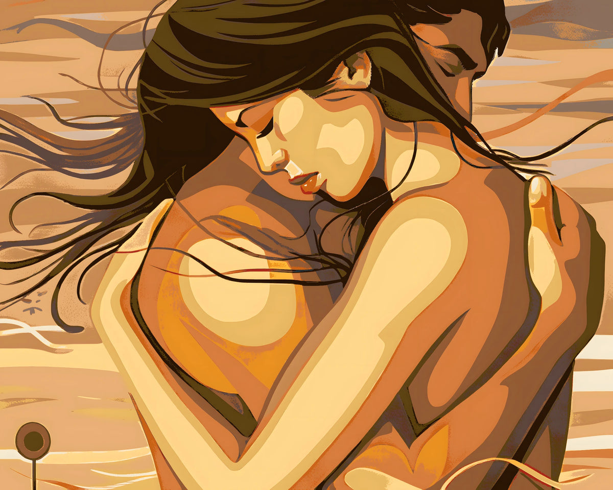 Painting by Numbers People Nude Lovers