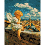 Painting by Numbers Angels Doves