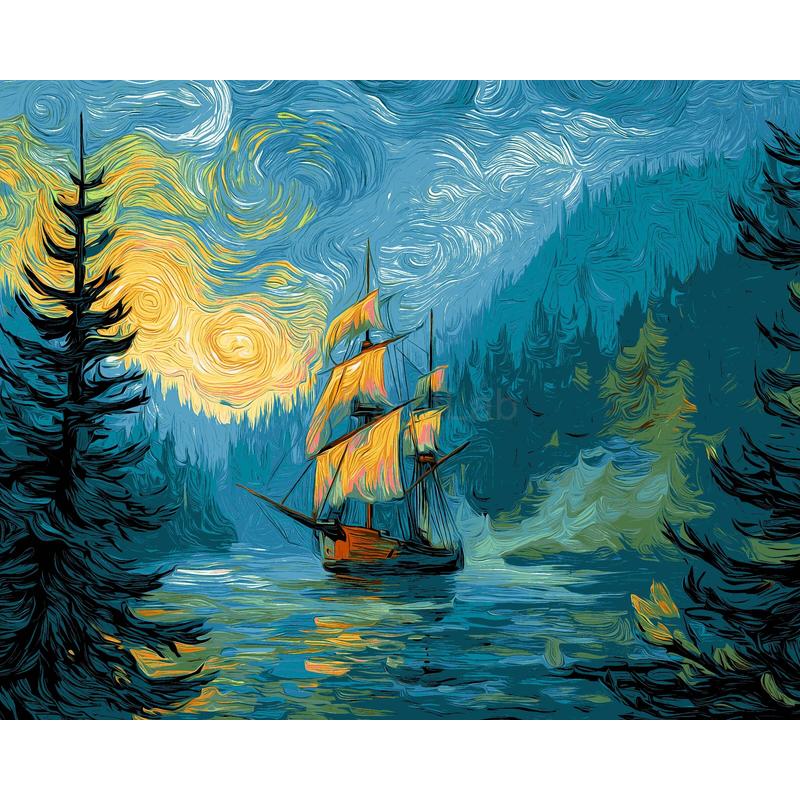 Painting by Numbers Nature View From The Jungle