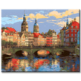 Painting by Numbers Old City Bridge