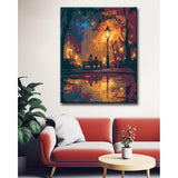 Painting by Numbers Pictures illuminated Fountain