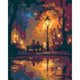 Painting by Numbers Pictures illuminated Fountain