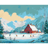 Painting by Numbers ice Hockey