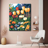 Painting by Numbers Pictures of Colorful Flower Meadows
