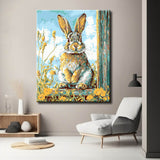 Paint by Numbers Animal Art Field Hare Portrait