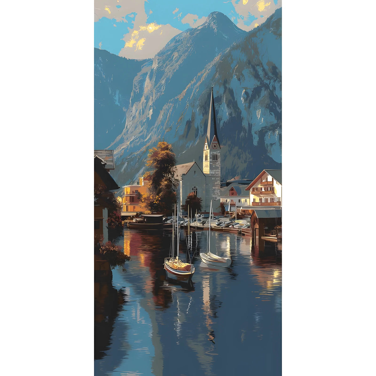 Painting by Numbers Lake Garda