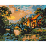 Painting by Numbers Pictures Old Village