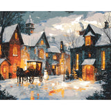 Painting by Numbers Christmas Atmosphere on The Farm