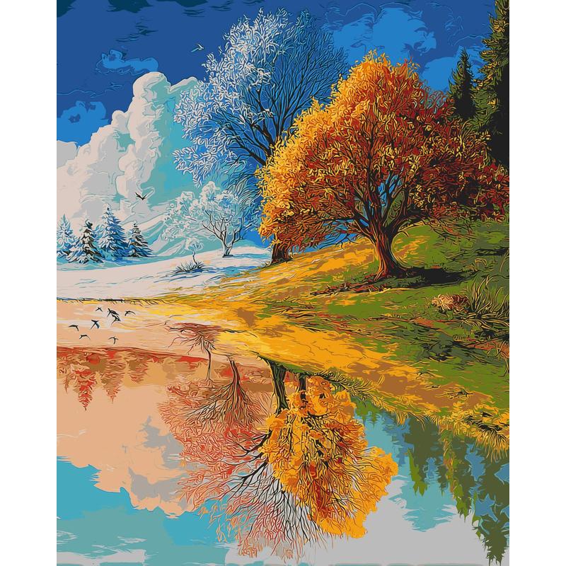 Painting by Numbers Pictures 4 Seasons Rotation Picture