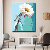 Paint by Numbers Art Motif Flower in Vase