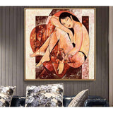 Painting by Numbers Nude Round Heart