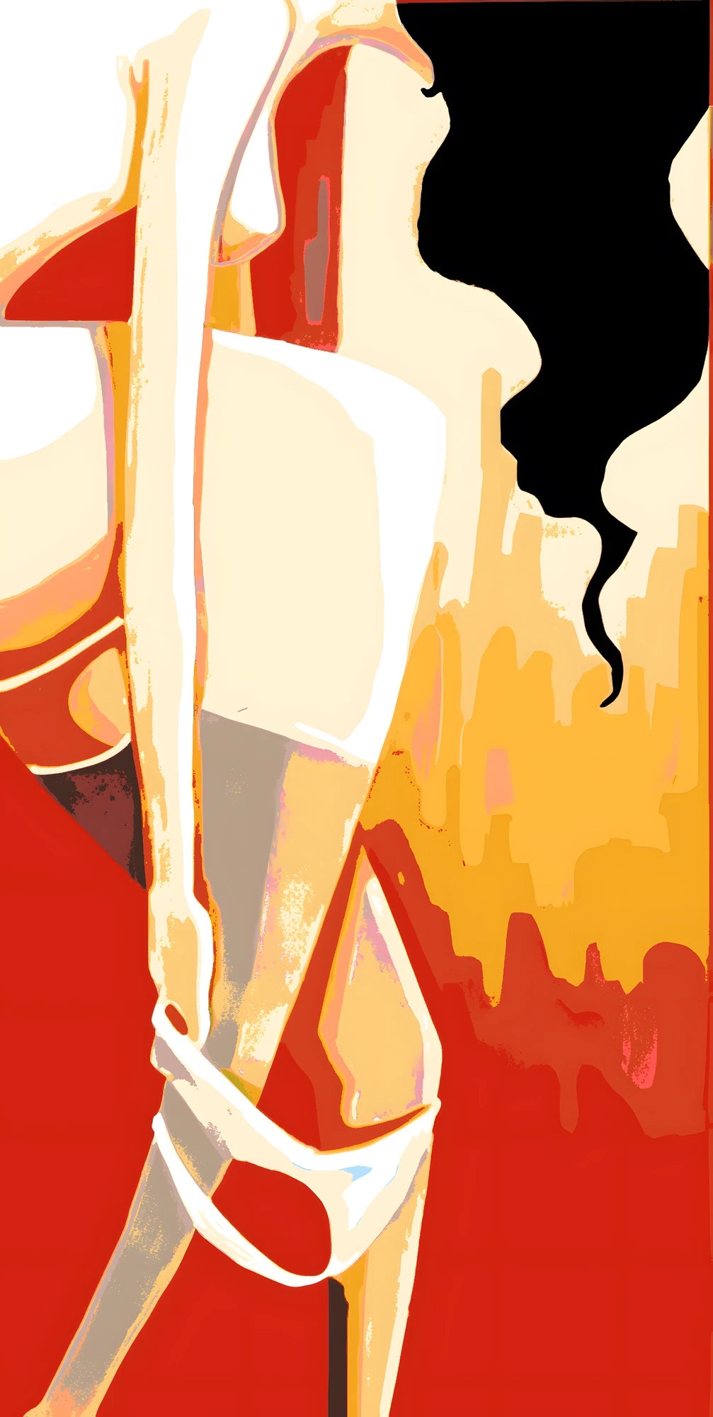 Painting by Numbers Nude Dressing Room