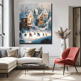 Painting by Numbers Rabbit Family in Winter