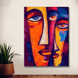 Painting by Numbers Abstract Art Faces Urban World Sisters