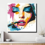 Painting by Numbers Modern Art Modern Art Face
