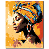 Painting by Numbers Africa Women Portrait