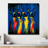 Painting by Numbers Africa Women Dance