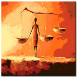 Painting by Numbers Africa Art Water Carrier